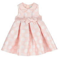Abel & Lula Girls Jacquard Dots Dress in pastel - kids' dress