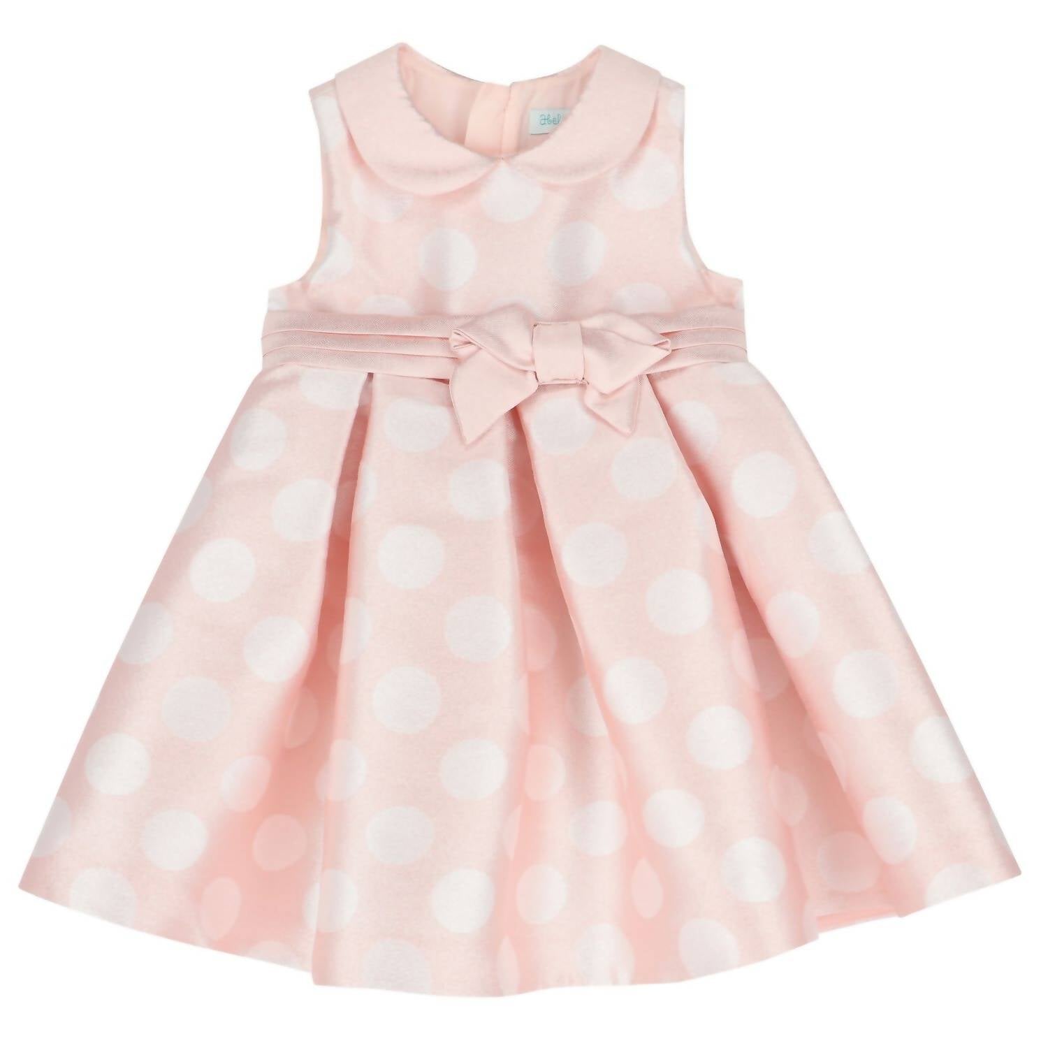 Abel & Lula Girls Jacquard Dots Dress in pastel - kids' dress