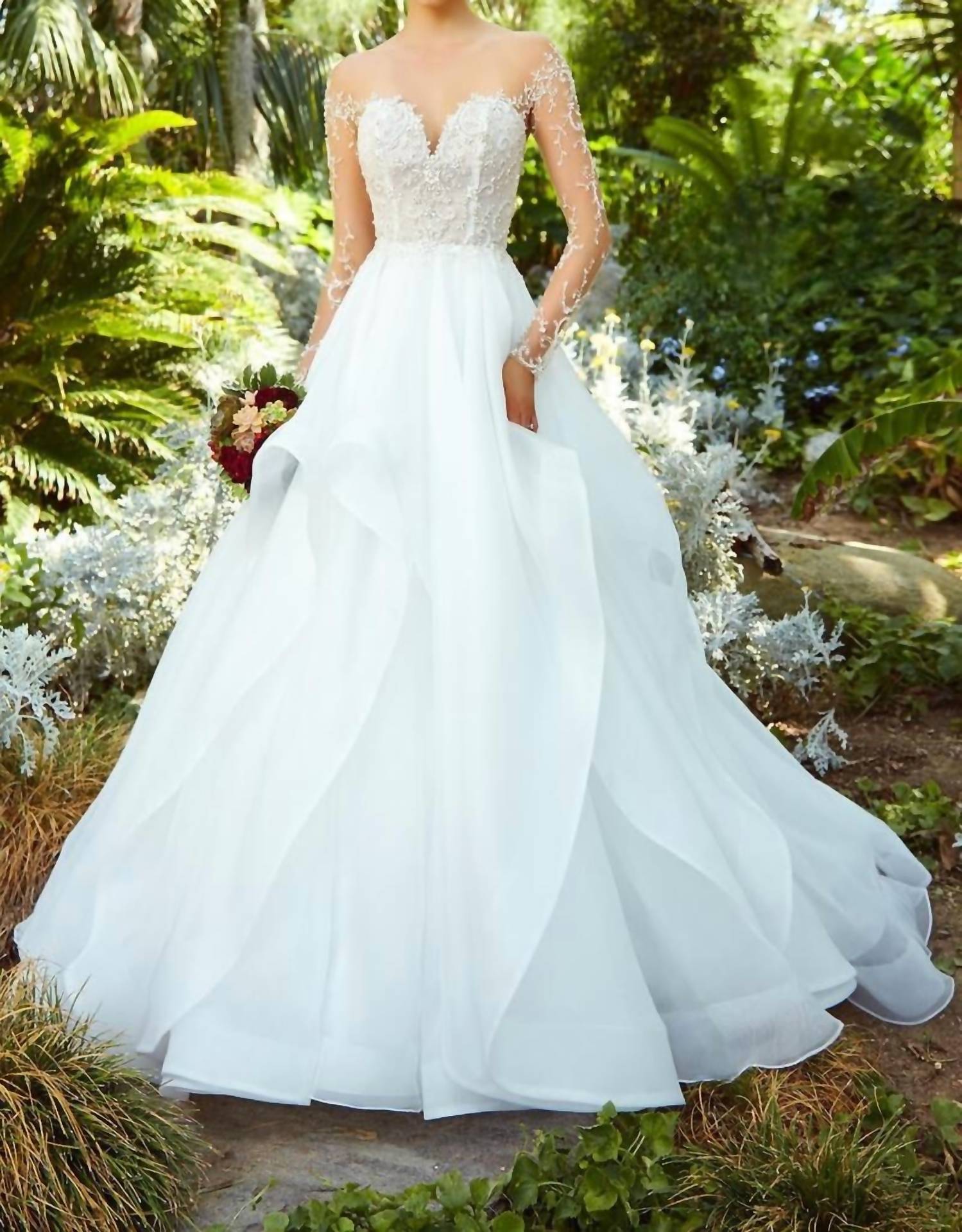 Kitty Chen Couture - Bibi Ruffled Wedding Dress