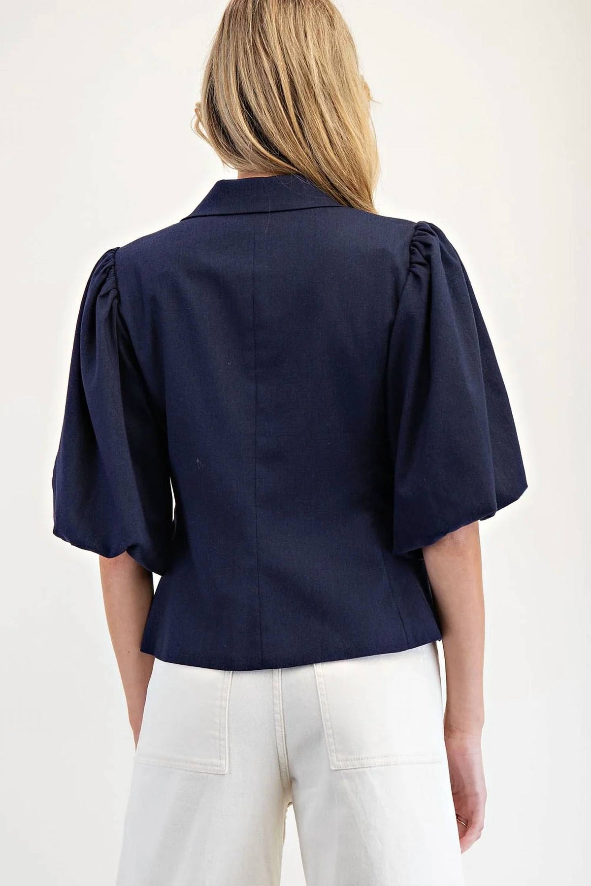 Ee:Some - Bubble Sleeve Blazer