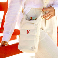 Wanderfull - Women's Canvas Lobster Embroidery Hydrobag
