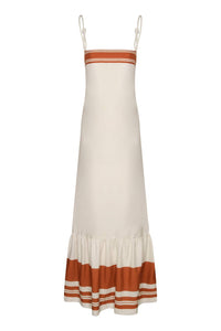 Andres Otalora - Mis Raises Poplin Spaghetti Strap Maxi Dress