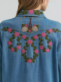 Wrangler - Embroidered Denim Shirt