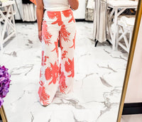 Lucy Paris - High Rise Printed Pants