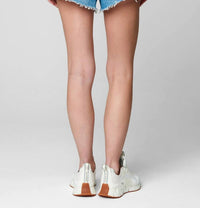 Blanknyc - Women's Five Pocket Hi Rise Cut Off Denim Shorts