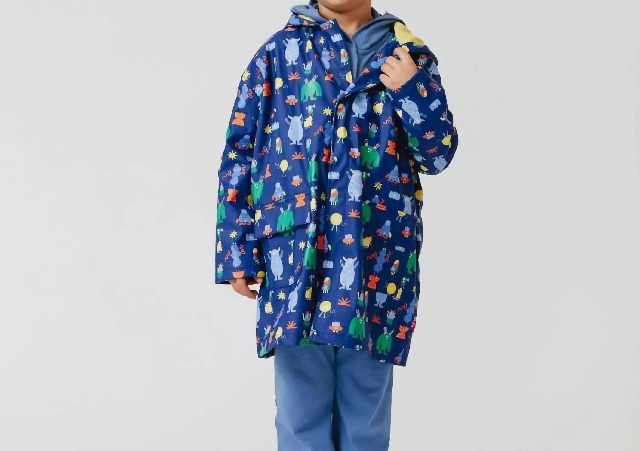 Magnetic Me - Kids Lined Jersey Cotton Raincoat