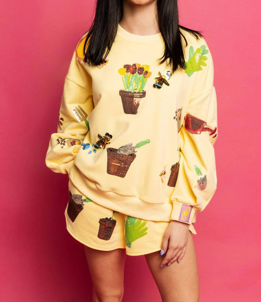 Queen Of Sparkles - Potted Plant Shorts