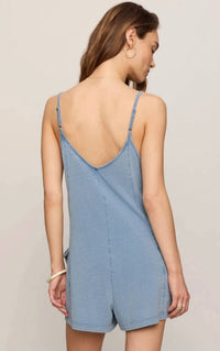Z Supply - Women's Go Easy Jersey Denim Romper