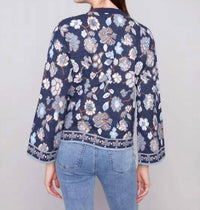 Charlie B - Crew Neck Jacquard Sweater
