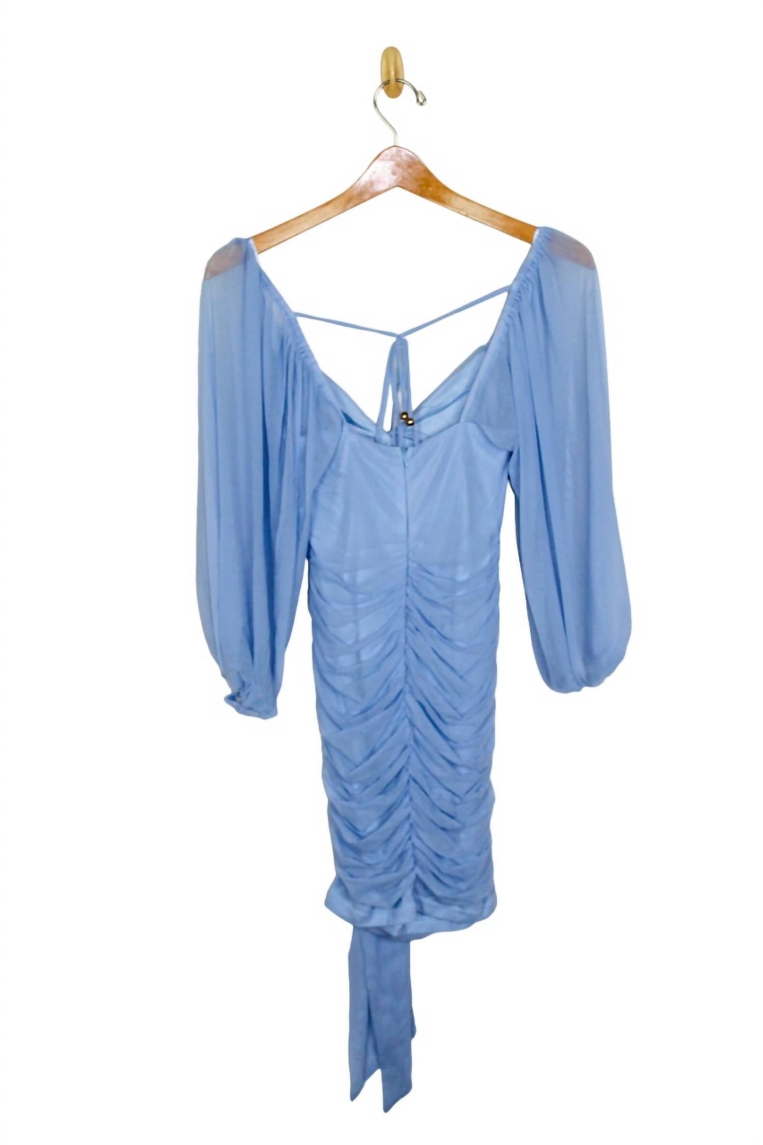Saints + Secrets - Mesh Sleeve Mini Dress