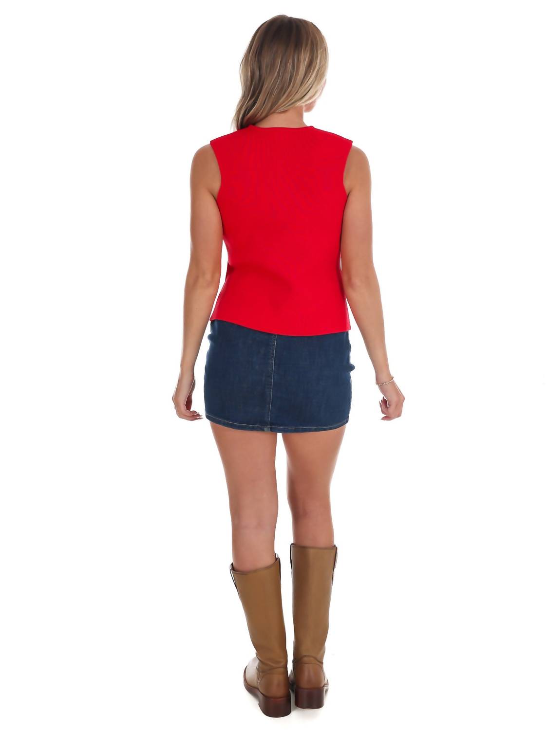 She + Sky - Make The Call Sweater Vest