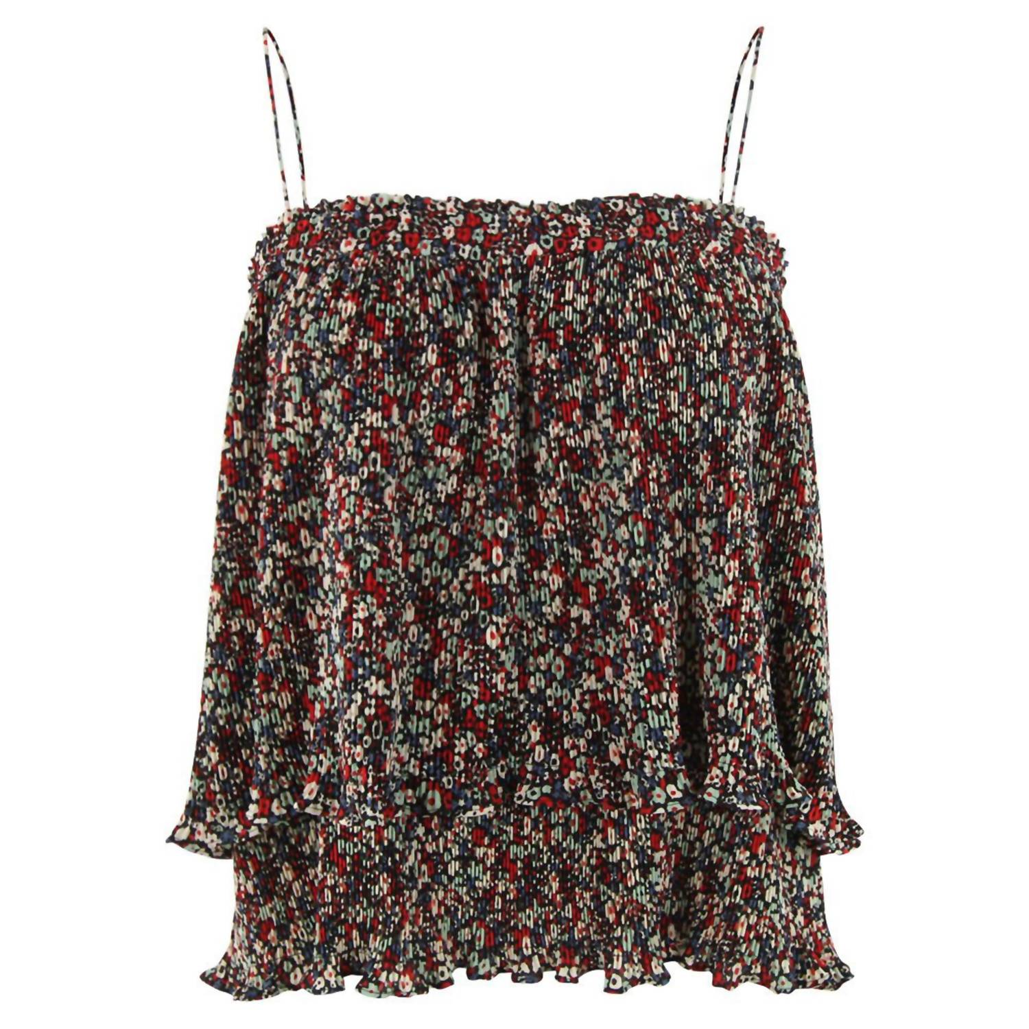 Pleated Cami Top