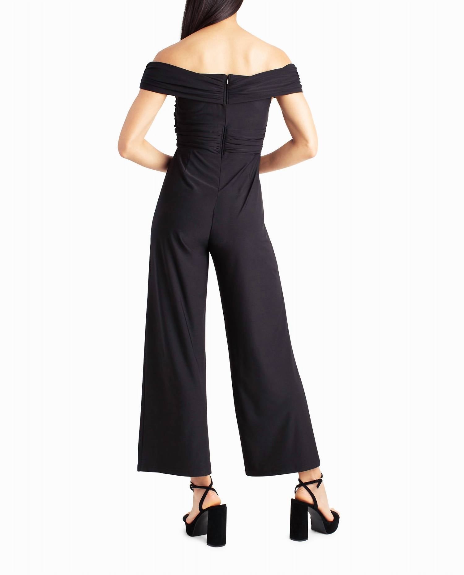 Nicole Miller - Whitney Off-The-Shoulder Jumpsuit