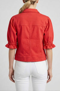 Apny - Ruffle Cuff Jacket - Plus