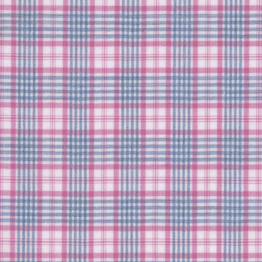 Scott Barber - Men's Long Sleeve Newport Poplin Plaid Shirt