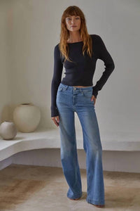 By Together - Rylie Ribbed Round Neck Top