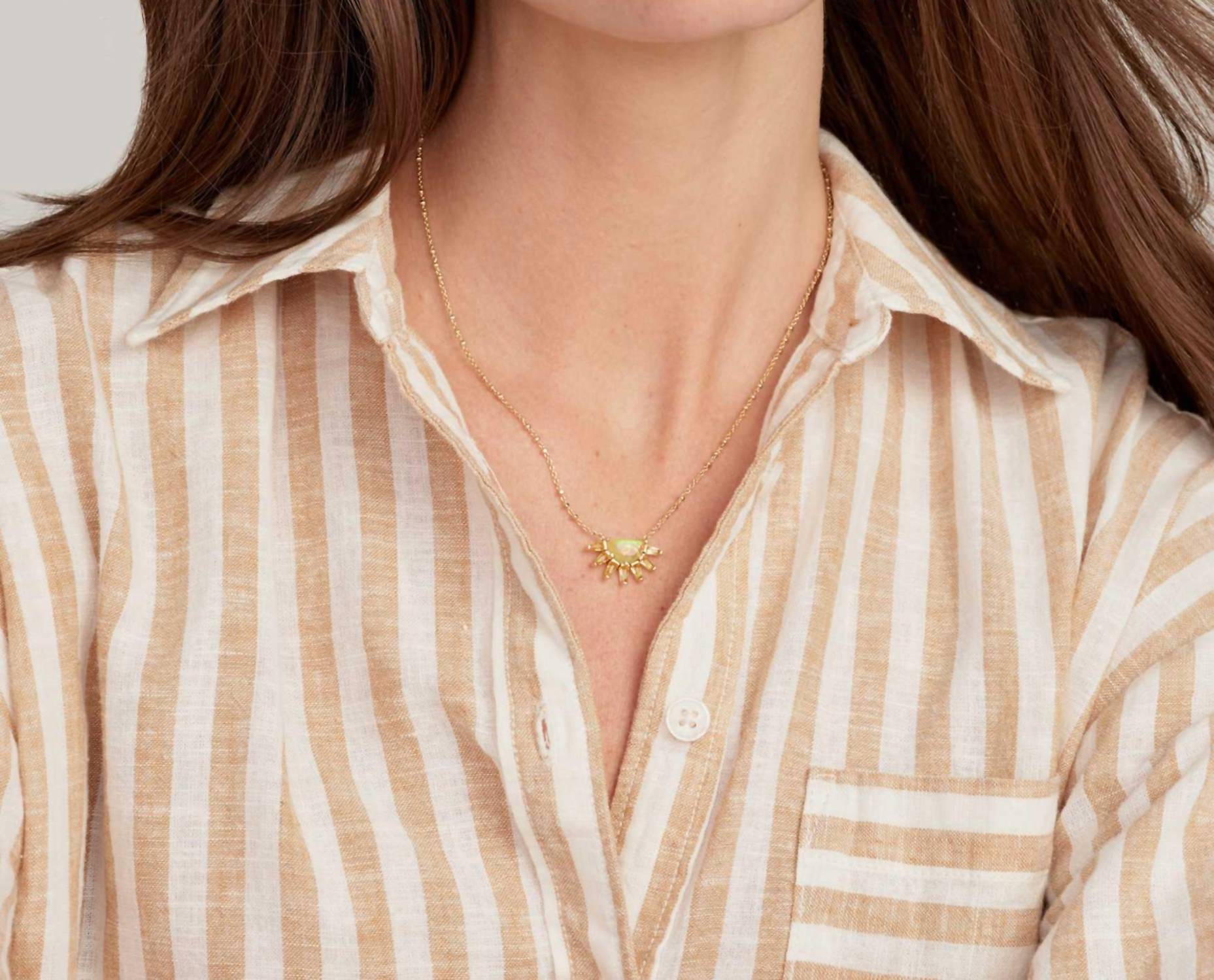 Kendra Scott - Samantha Sun Pendant Necklace