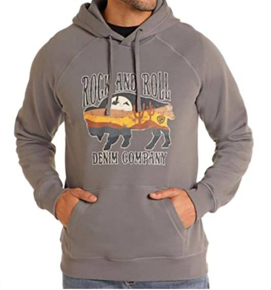Rock & Roll Denim - Men's Ranch Buffalo Hoodie