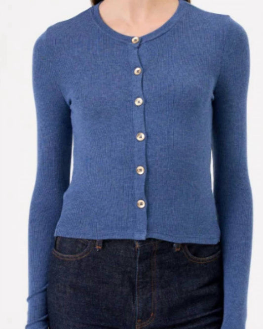 Goldie - Cropped Button Down Cardigan