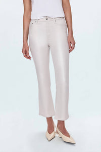 PISTOLA Lennon High Rise Crop Boot Jeans in ivory luster - women's jeans - view 5