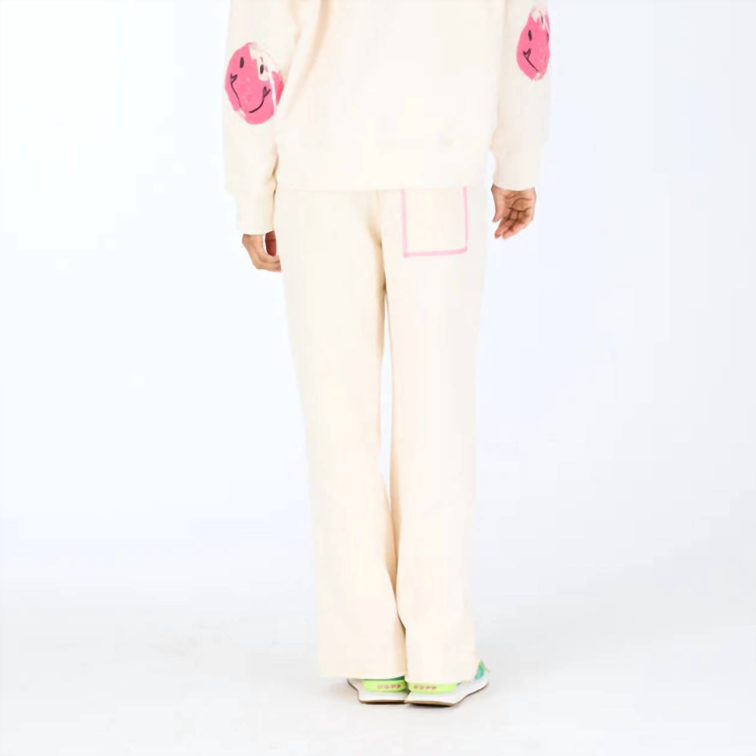 KERRI ROSENTHAL Women's Weekend Barb Sweatpants in canvas - women's pants - detail view
