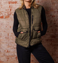 Iron & Resin Women's Paogo Vest in olive - women's jacket