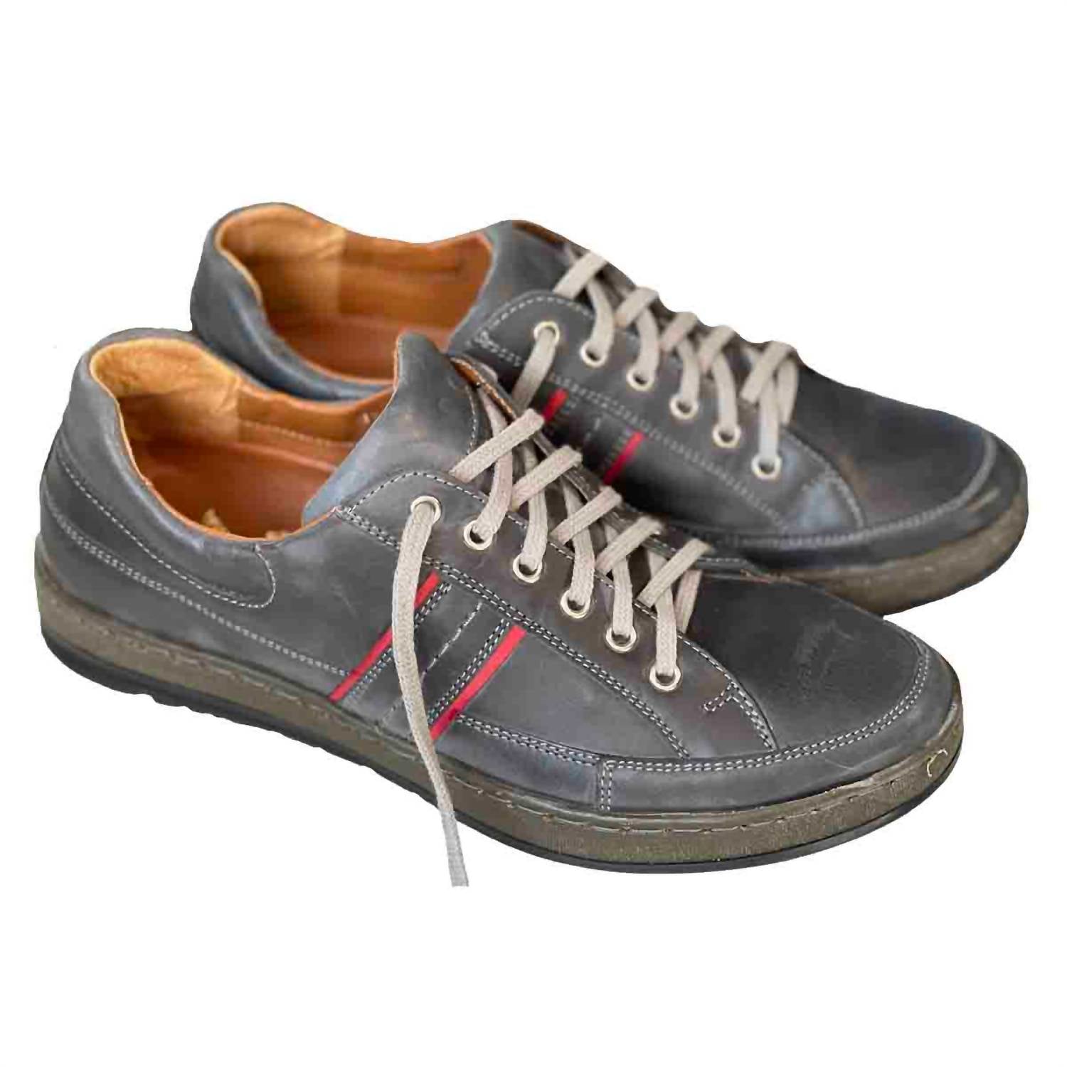 V-Italia Men's Rocco 2 Loafer in gray red - men's loafer