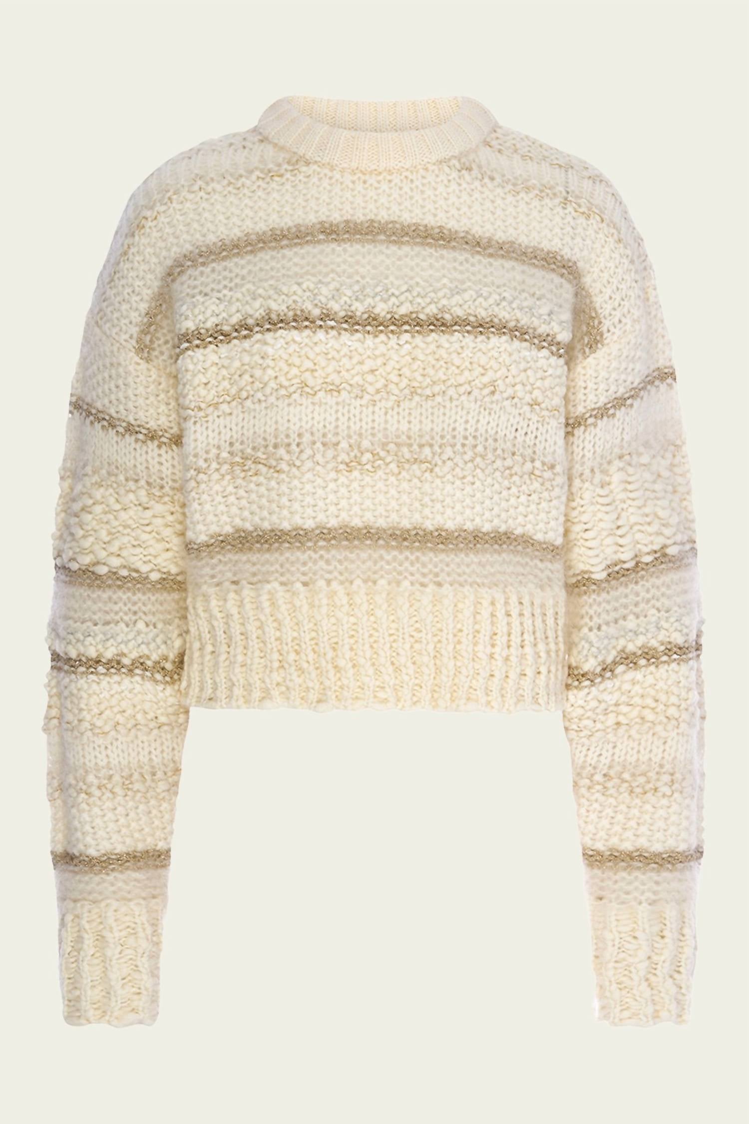 Frame - Textured Stripe Sweater
