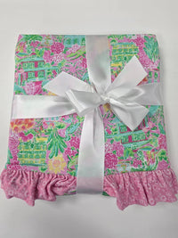 Charlies Project Savannah Spring Bamboo Blanket in multi - item