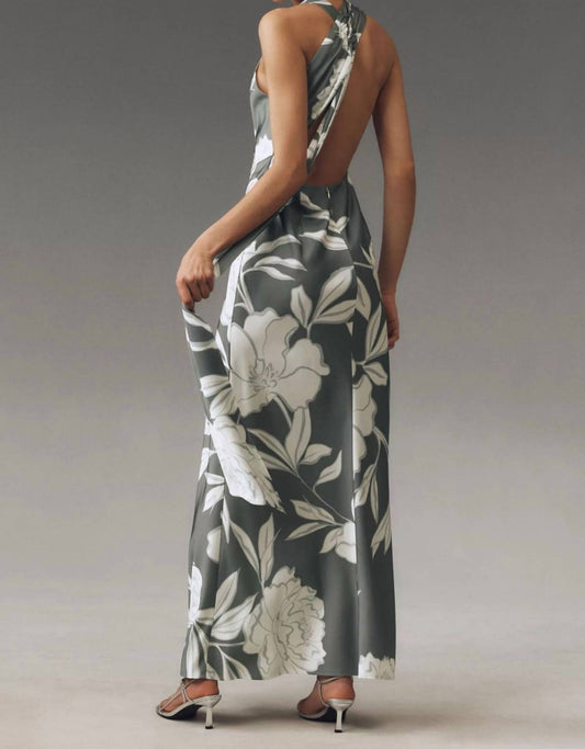 Significant Other - Annabel Asymmetrical Satin Maxi Dress