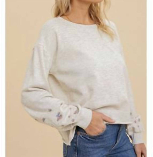 Embroidered Sweatshirt