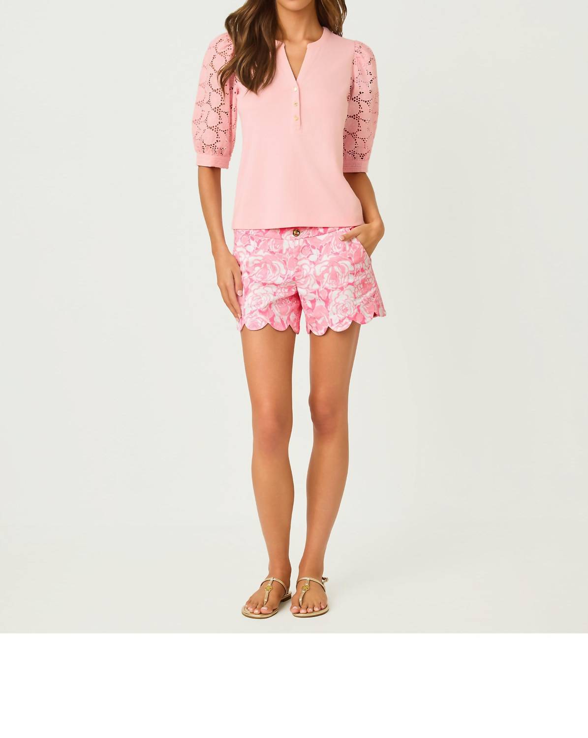 Lilly Pulitzer - Ronson Eyelet Knit Top