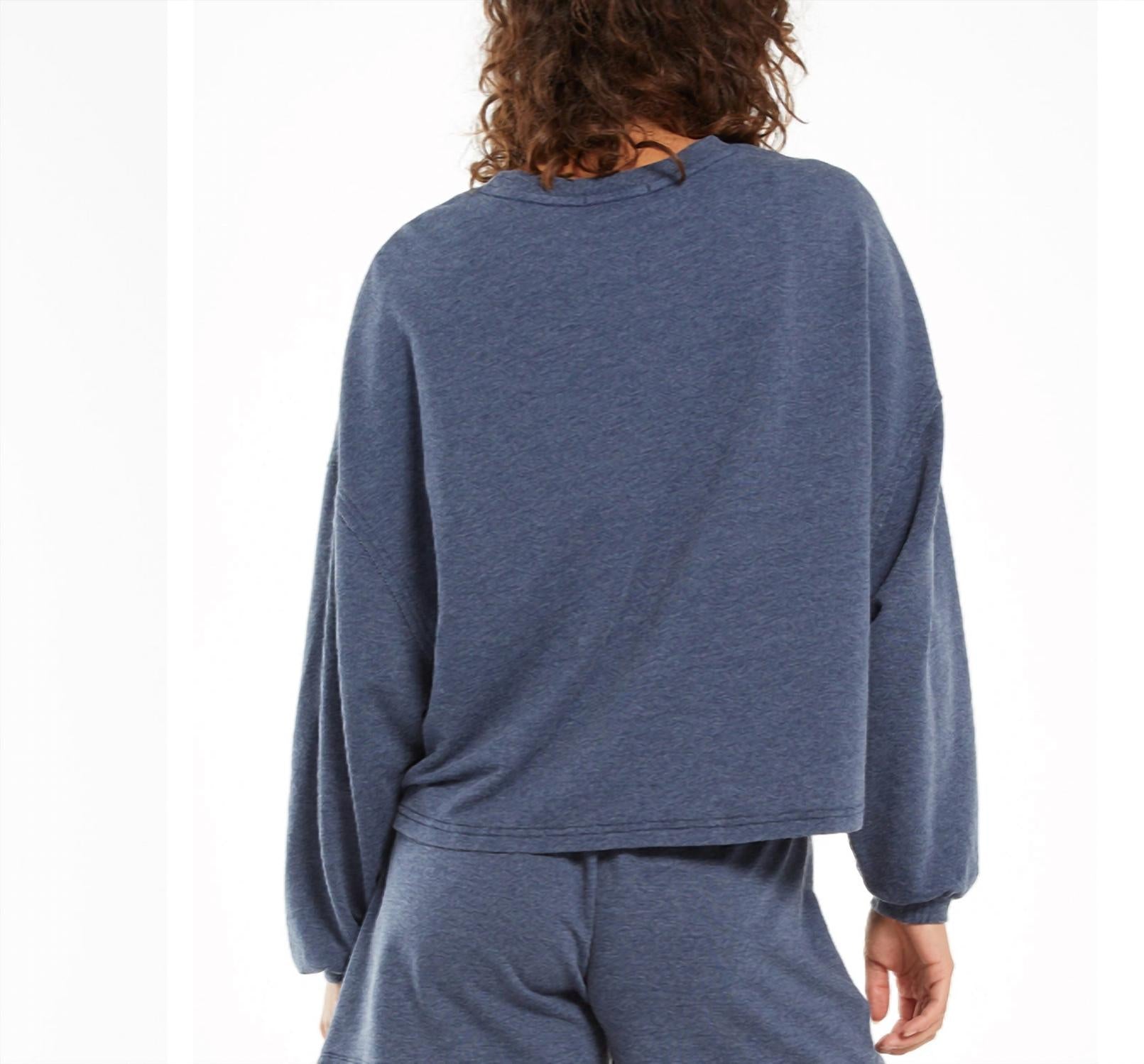 Z Supply - Miki Terry Long Sleeve Top