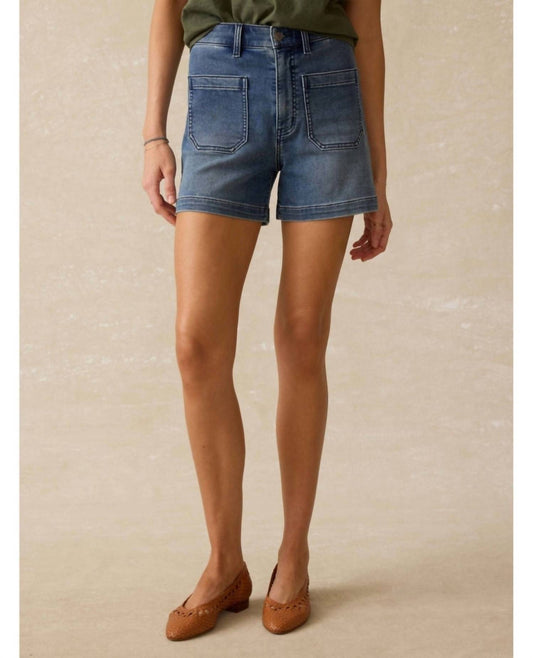 Faherty - Stretch Terry Patch Pocket Short