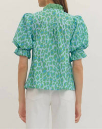 Entro - Luca Leopard Blouse
