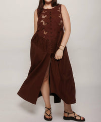 Tach - Sally Cutwork Maxi Dress
