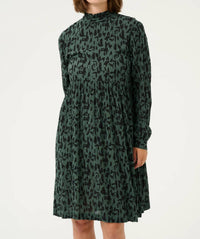 Kaffe - High Neck Printed Mini Dress