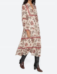 Sea - Cassandra Long Sleeve Midi Dress
