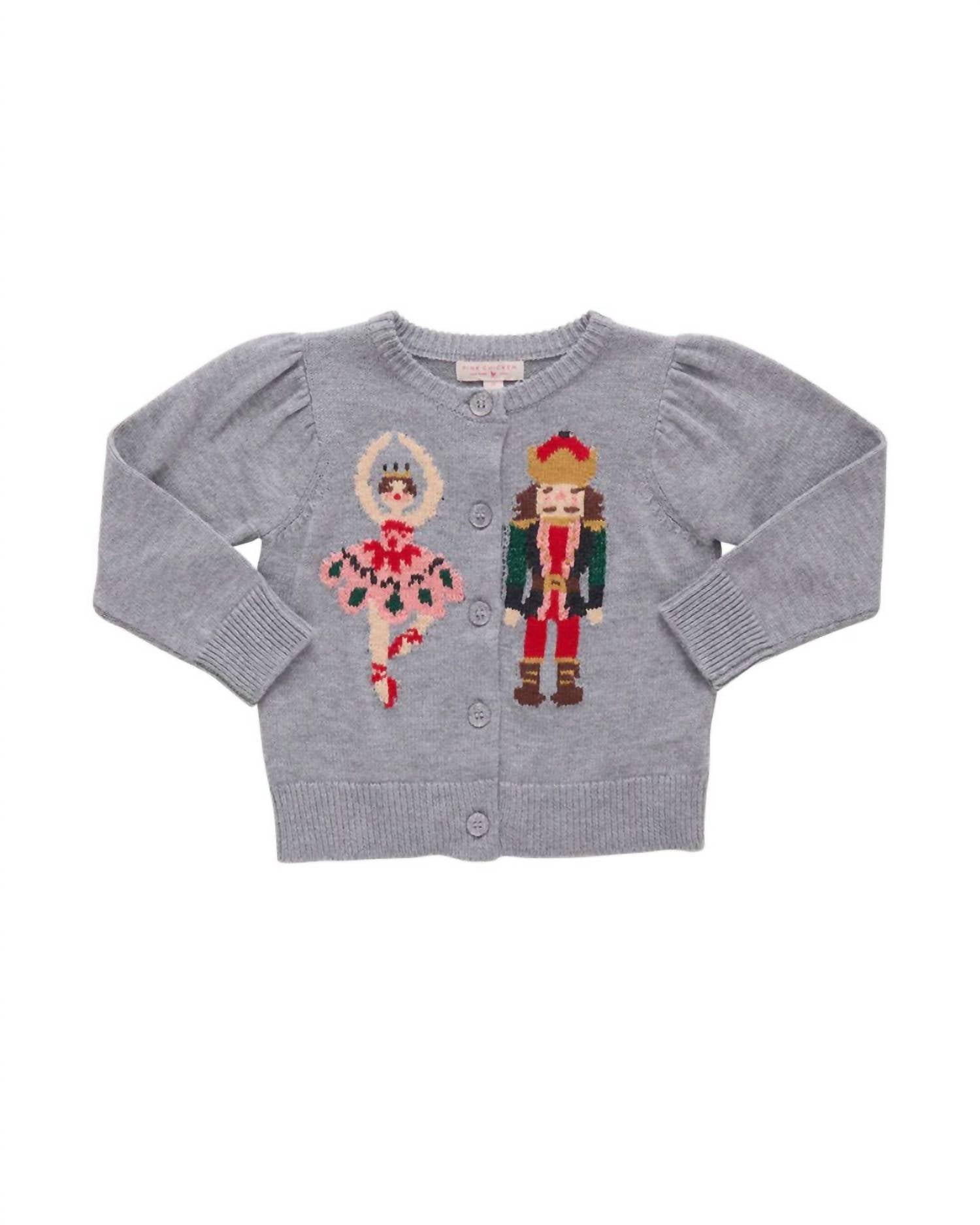 Pink Chicken - Girls' Nutcracker Sweater