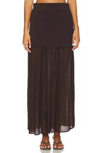 Line And Dot - Rhone Mix Media Skirt