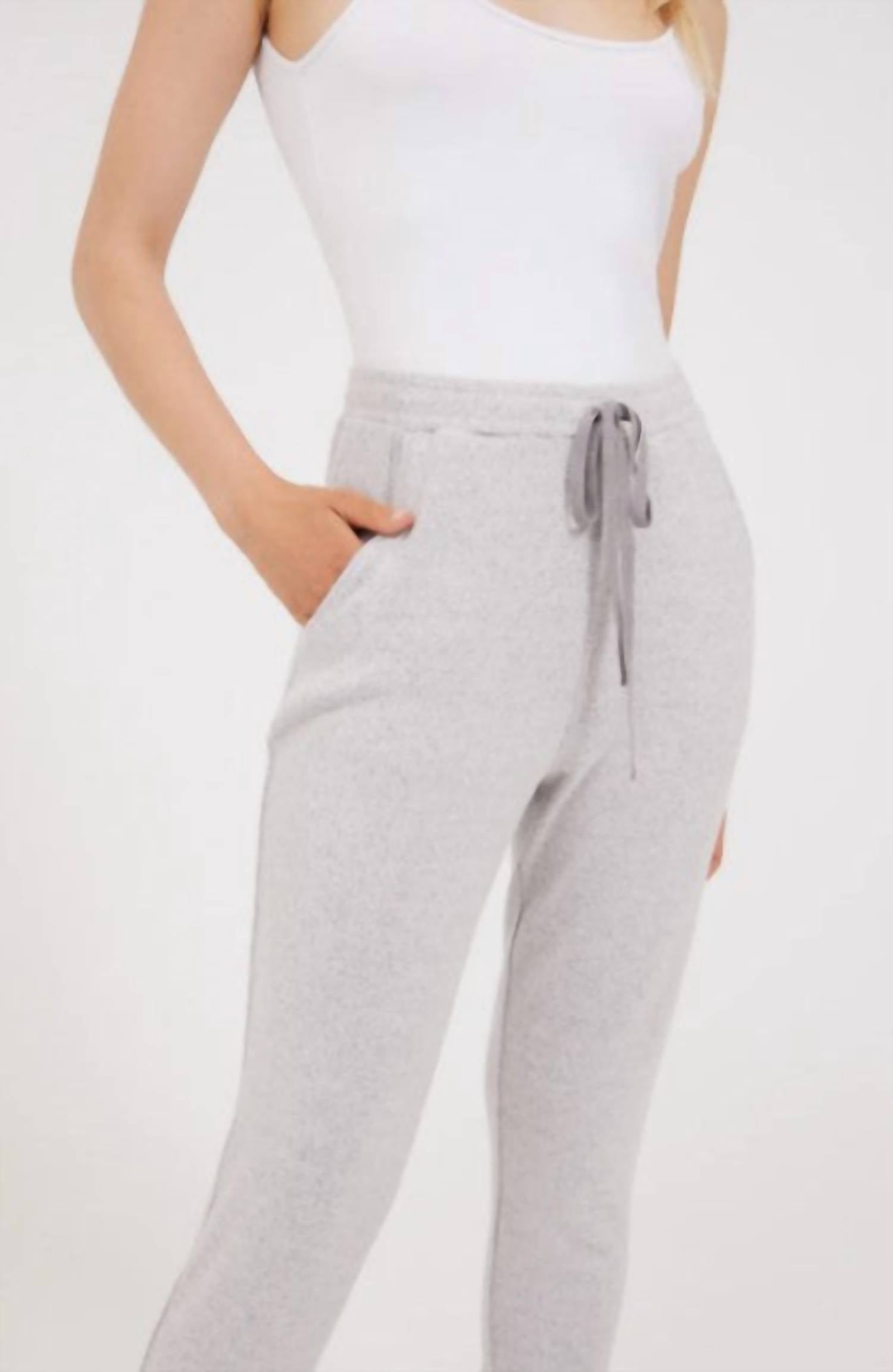 Astrologie Harper High Rise Jogger in grey onyx - women's pants - detail view