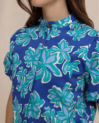 Southern Tide - Floral Payge Poplin Top