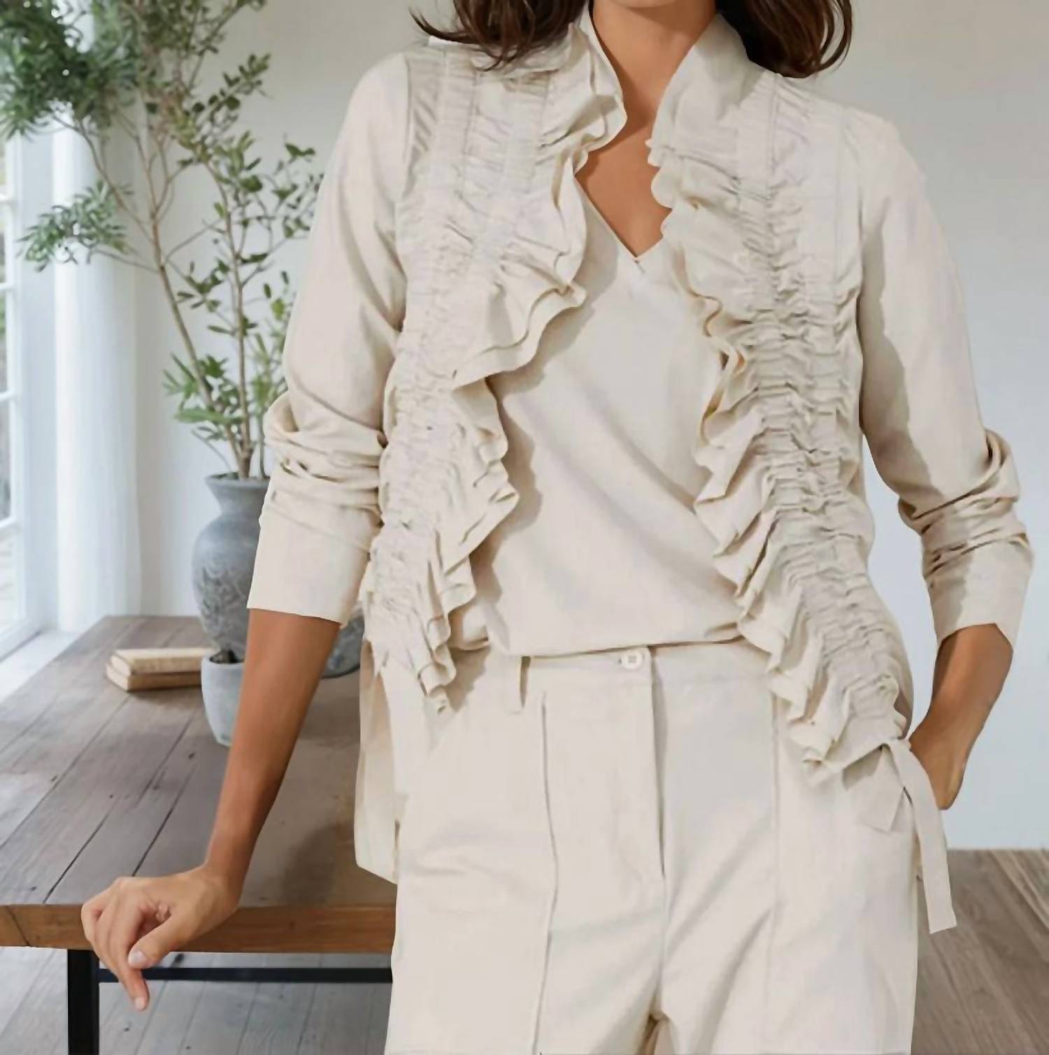 Indies - Marty Ruffled Jacket