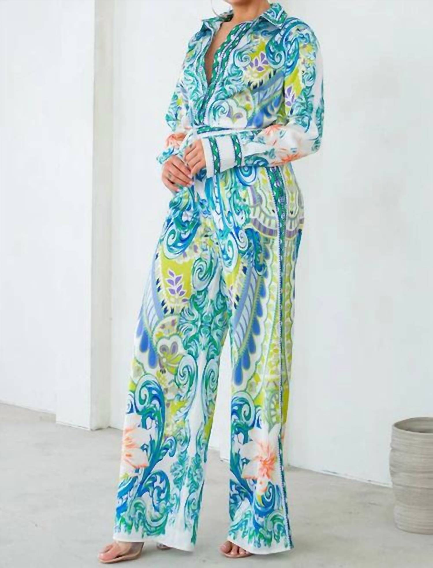 Her Bottari - Women's Shirts With Wide Pants Set