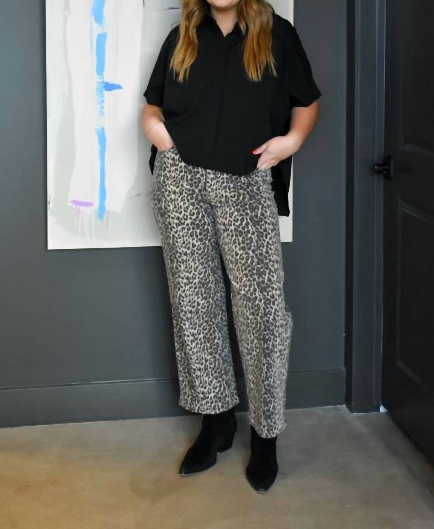 Just Black Denim - Women's High Rise Vintage Straight Pants