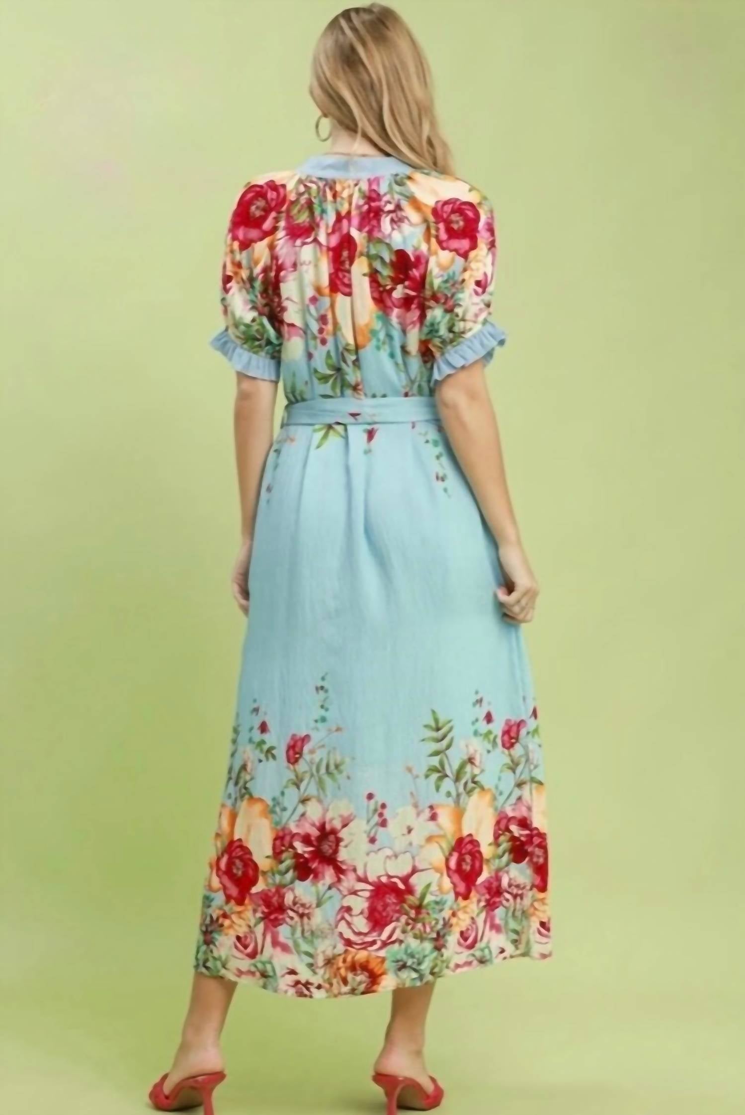 Umgee - Mix Maxi Dress