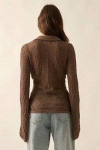 Promesa - Button Up Knit Top