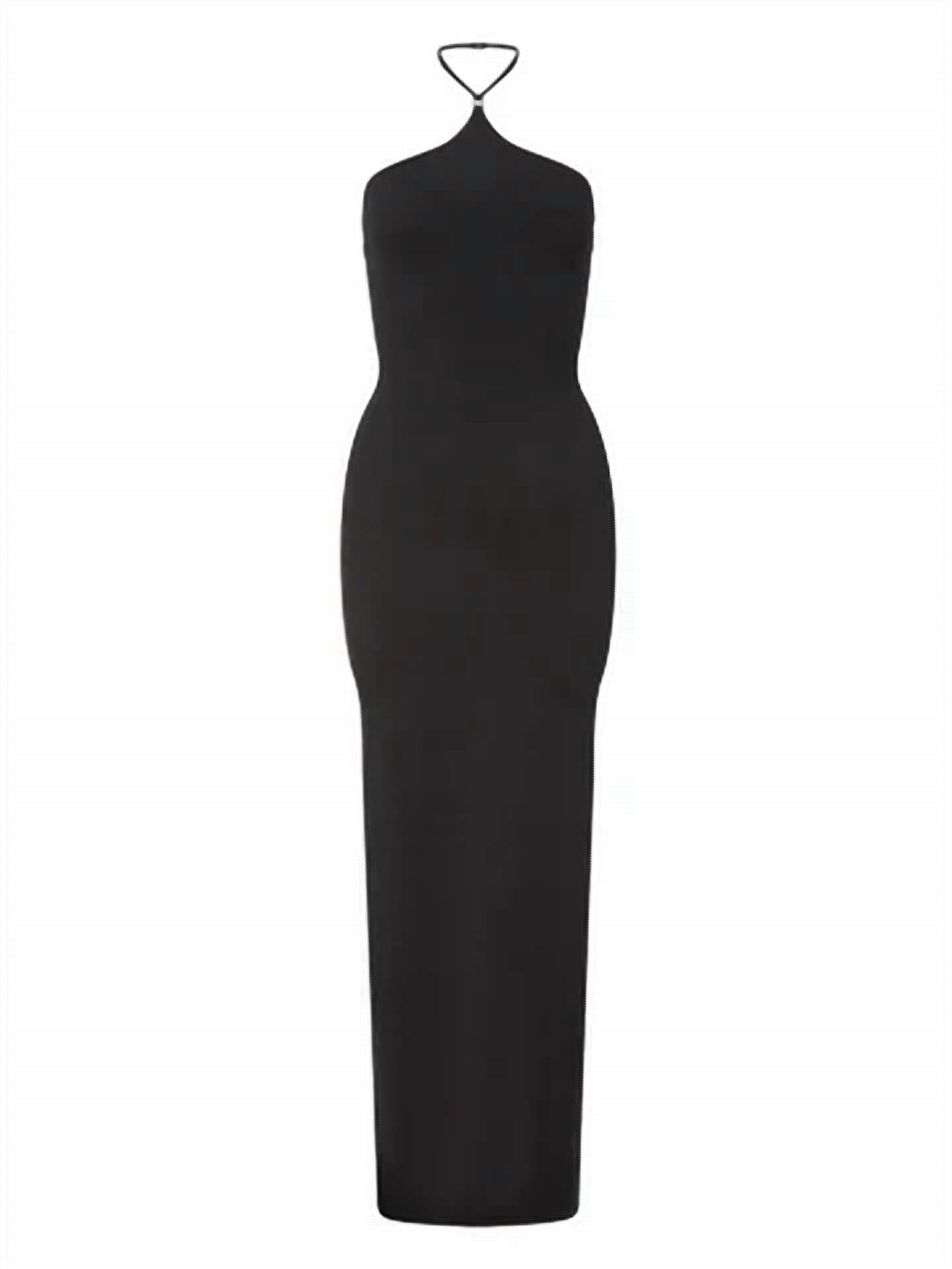 Paris Georgia - Women's Halter Hardware Dress