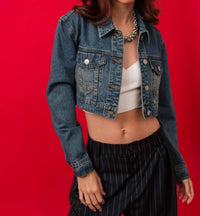 Signature8 - Button-down Crop Jacket