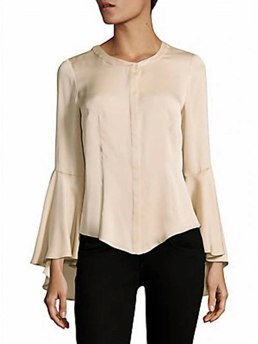 Milly - MICHELLE STRETCH-SILK BLOUSE